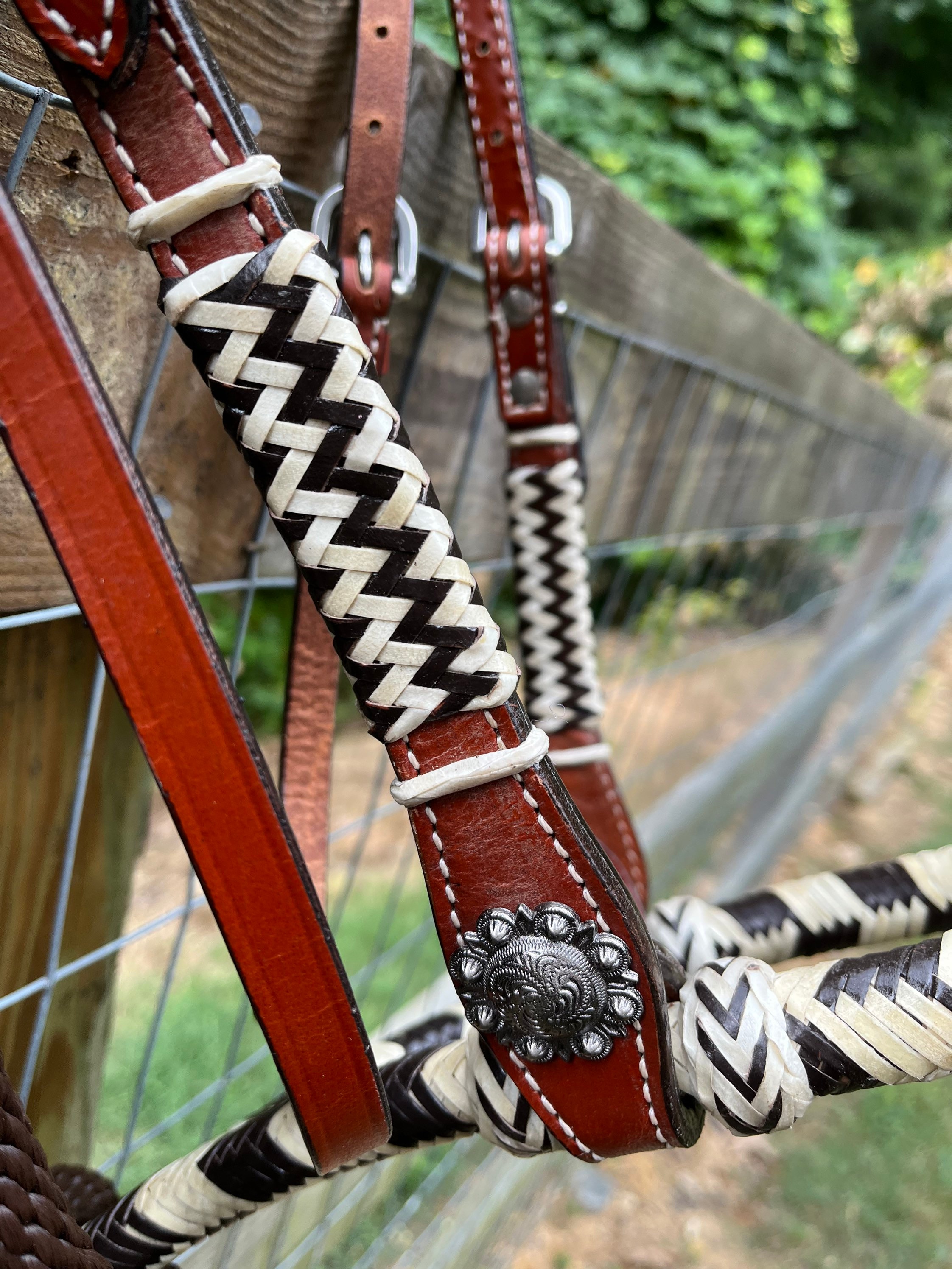 Bitless Bosal Bridle Complete Set Horse Size Rawhide Bosal Etsy