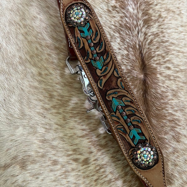 Premium Adjustable Natural Leather Wither Strap