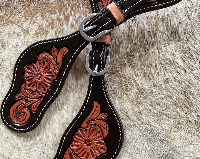 Beaded Turquoise Concho Spur Straps main image 1