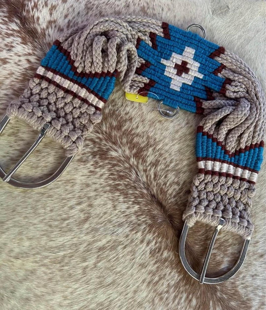 28 Western Wool Blend String Girth Cinch for Western Saddle Aztec ...