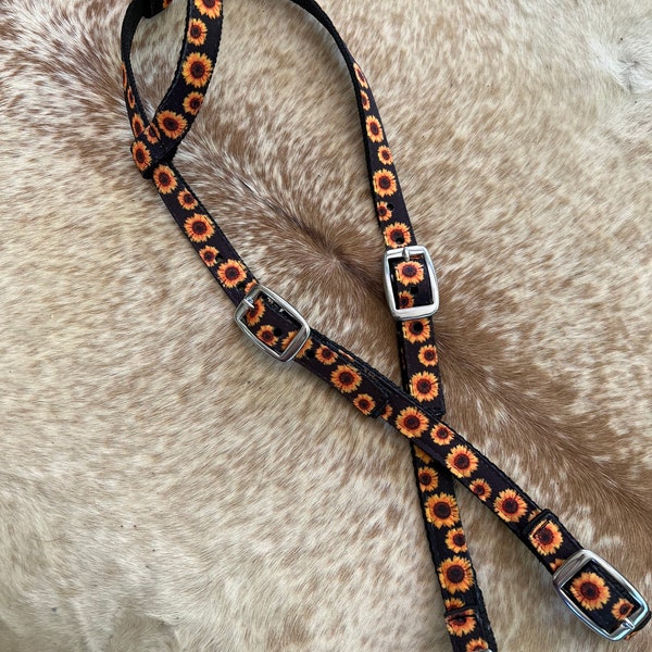 Single Ear Headstall Etsy