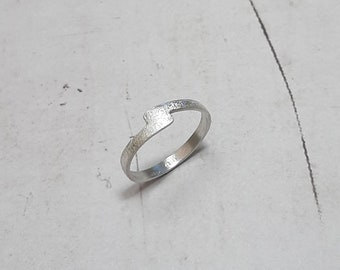 Bague en Argent Massif Sable