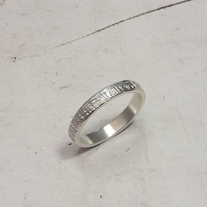 Anillo Alianza Macuxi Plata Esterlina Martillada