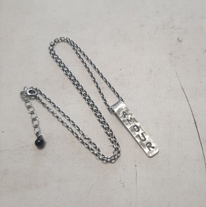 Collier Personnalisé Gravé pour Homme en Argent 925 image 3