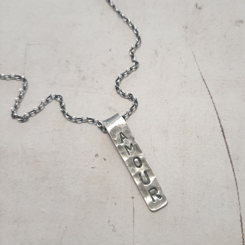 Collier Personnalisé Gravé pour Homme en Argent 925 image 4