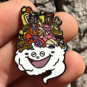 Luffy x Goku Nami x Bulma Mashup Pin – 1.5" Dual-Post Enamel Pin, Anime Crossover, DBZ x One Piece Design, Limited Edition, Comicon
