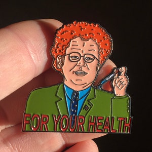 Dr. Steve Brule For Your Health LSD Dropper Pin image 1