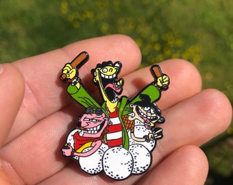 The Edds hit it big! 90’s funny cartoon hat pin!