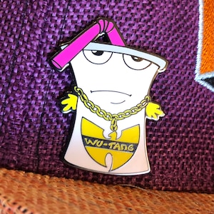 Meister Shake Wu Tang für immer Erwachsene schwimmen Cartoon Anstecknadel