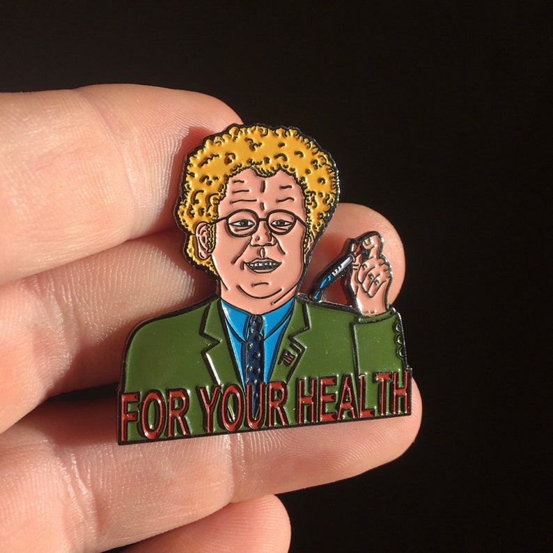 Dr. Steve Brule For Your Health LSD Dropper Pin image 4