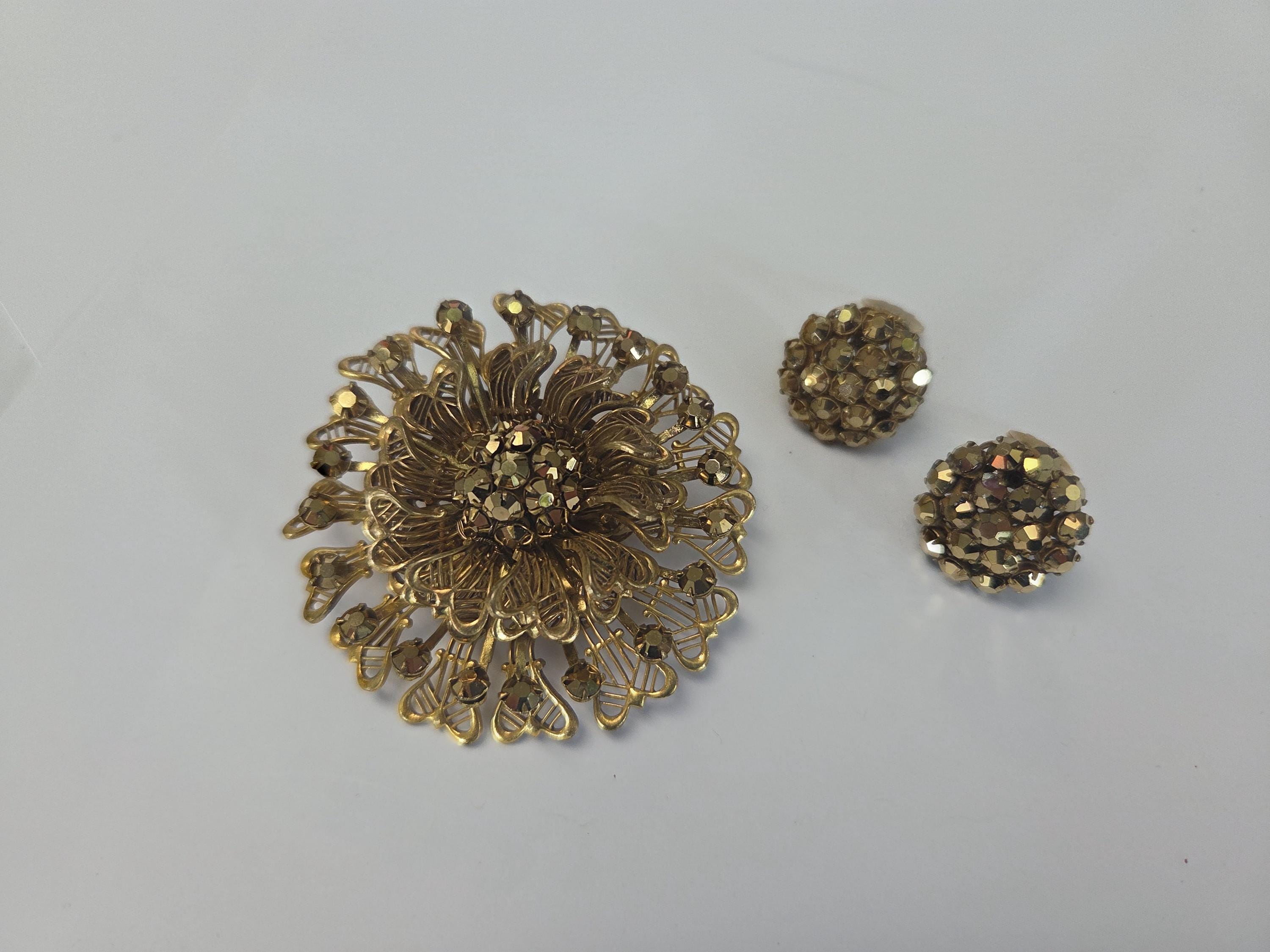 Miriam Haskell Brooch - Etsy
