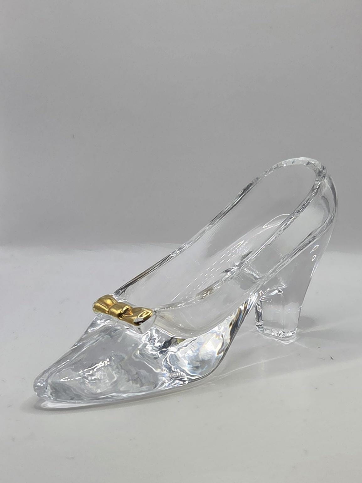 Vintage Glass Slipper - Etsy