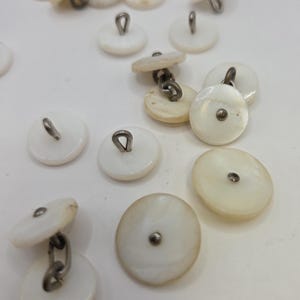 Pearl Shell Pin Shank Buttons - Etsy
