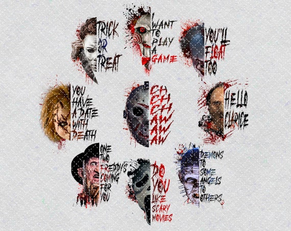 Download Bundle Horror Film Halloween Png Horror Movie Halloween Etsy