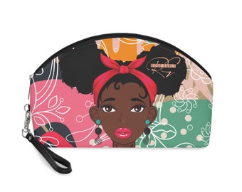 Brown Girl Cosmetic Makeup Bag