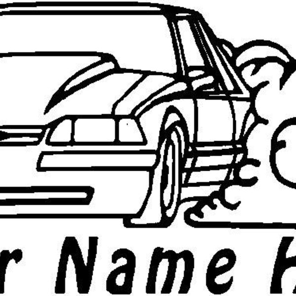 Drag Racing Decal Etsy