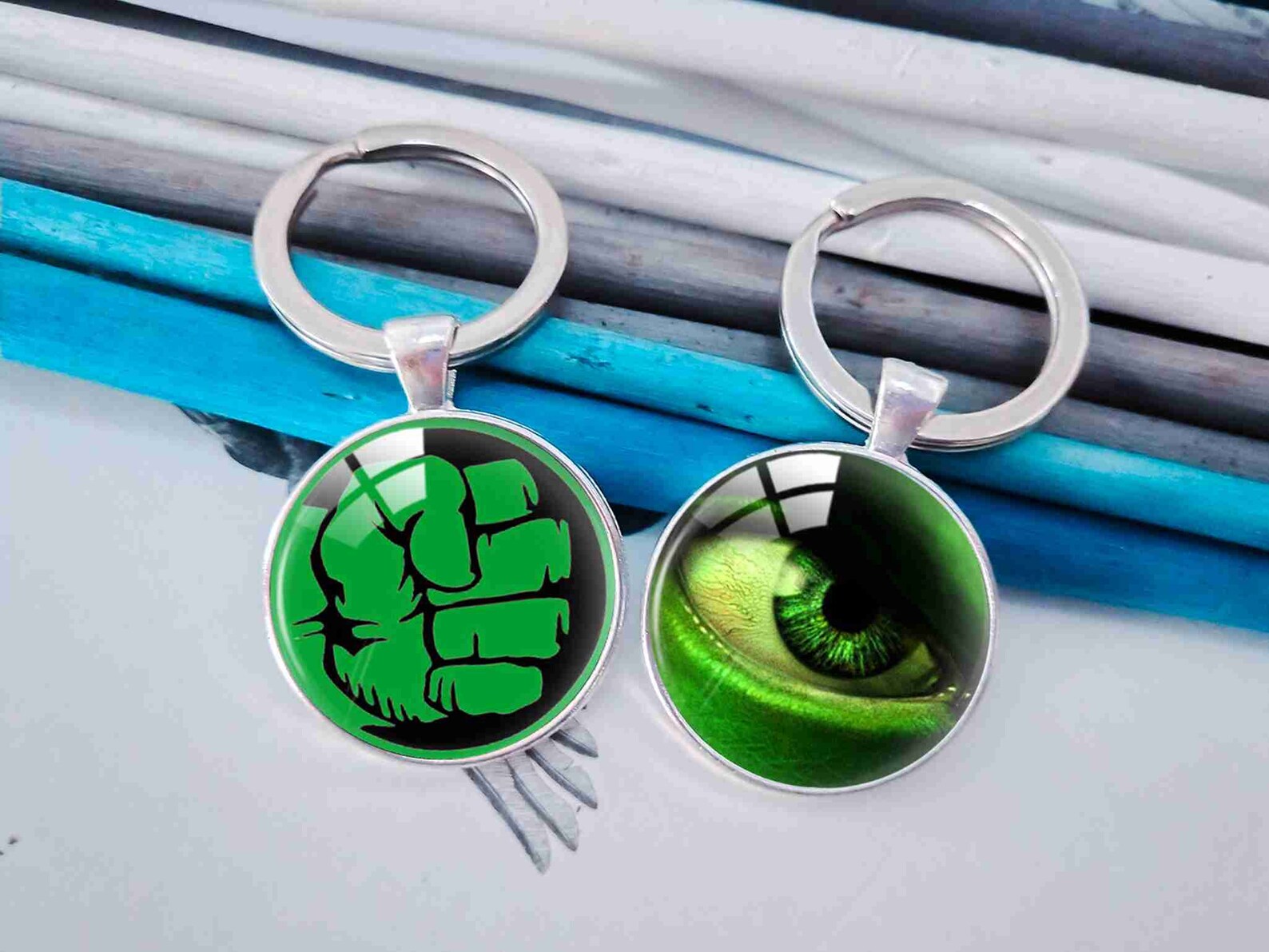 MARVEL Super Heroes Keychains Superhero The Incredible Hulk Etsy