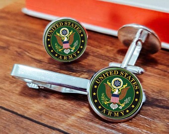 ARMY 1st FIELD FORCE VIETNAM Cuff Links & Gift Box Cufflinks U.S USA VIETNAM 