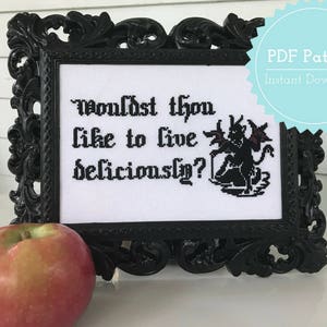 Black Phillip Cross Stitch Pattern PDF