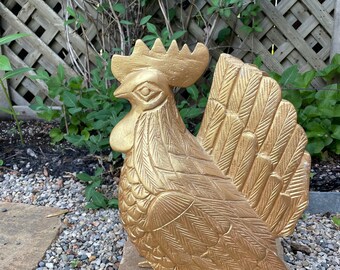 Golden Rooster Figurine