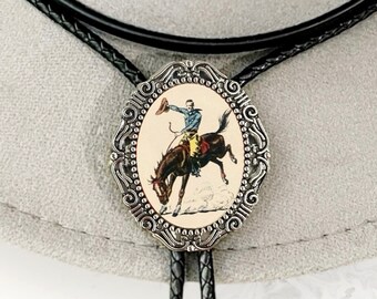 New Western Leather horse Equestrian  western bolo tie Choose A Color 71pQbUlR0XL._AC_SY350_QL65_.jpg main image 3