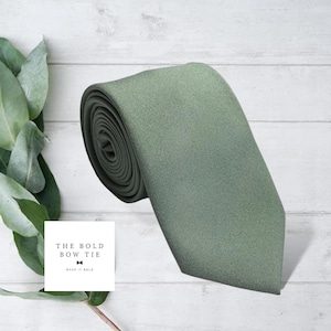 Dusty Sage Grüne Krawatte, Groomsman Hochzeit Krawatte Sage Krawatten Accessoires Geschenk Bräutigam