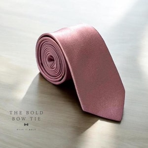 Rose Gold Tie, Rose Gold Wedding Neckties for Men, Men Ties, Necktie, Wedding Ideas, Ties for Men, Bow Ties for Men, Groomsmen Ties