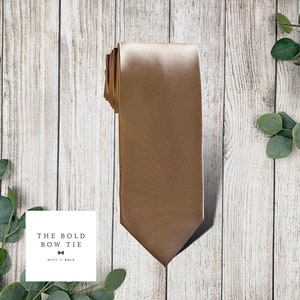 Sandy Taupe Necktie for Weddings, Groomsman Gift, Groomsman Proposal, Taupe Sand Wedding, Taupe Ties for Men, Groomsmen Gift, Taupe Neckties