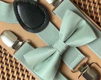 sage green ring bearer outfit