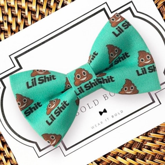 Little Sh*t Dog Bow Tie or Cat Bow Tie, Dog Bow Ties, Christmas Funny Gifts for Dogs, Dog Gift,Dog Lover Gift, Stocking Stuffers, Dog Bows