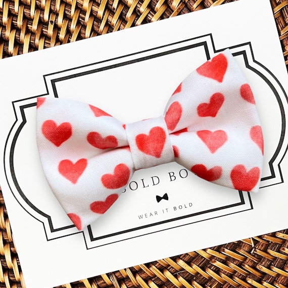 Valentine’s Day Heart Dog Bow Tie, Bow Tie for Dogs, Cats, Pets, Bowtie, Bow Ties, Dog Bow Tie, Dog Accessories, Dog Gift, Dog Lover Gift