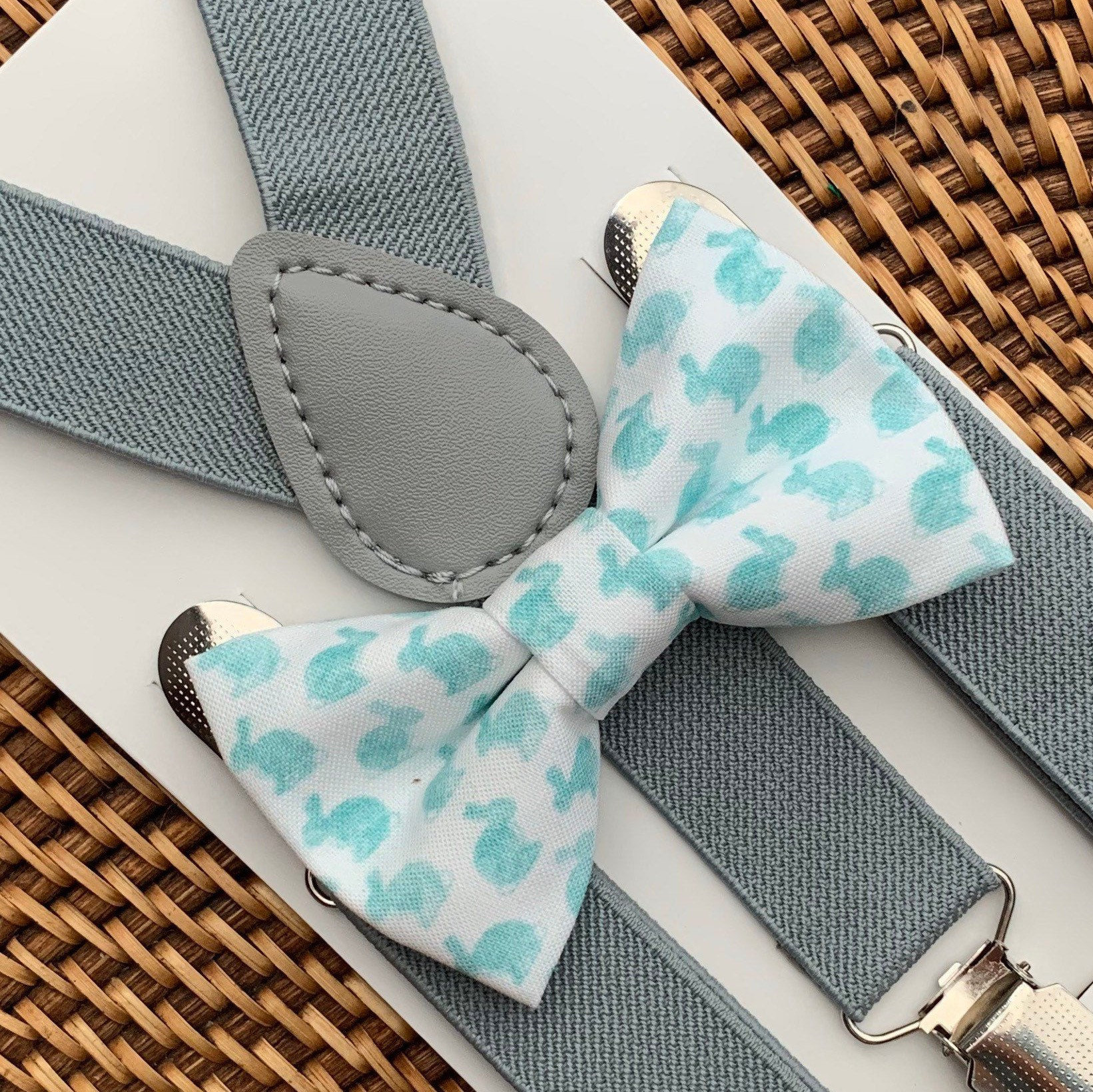 Easter Bow Tie Easter Outfit Bunny Rabbit Bow Tie Easter Etsy