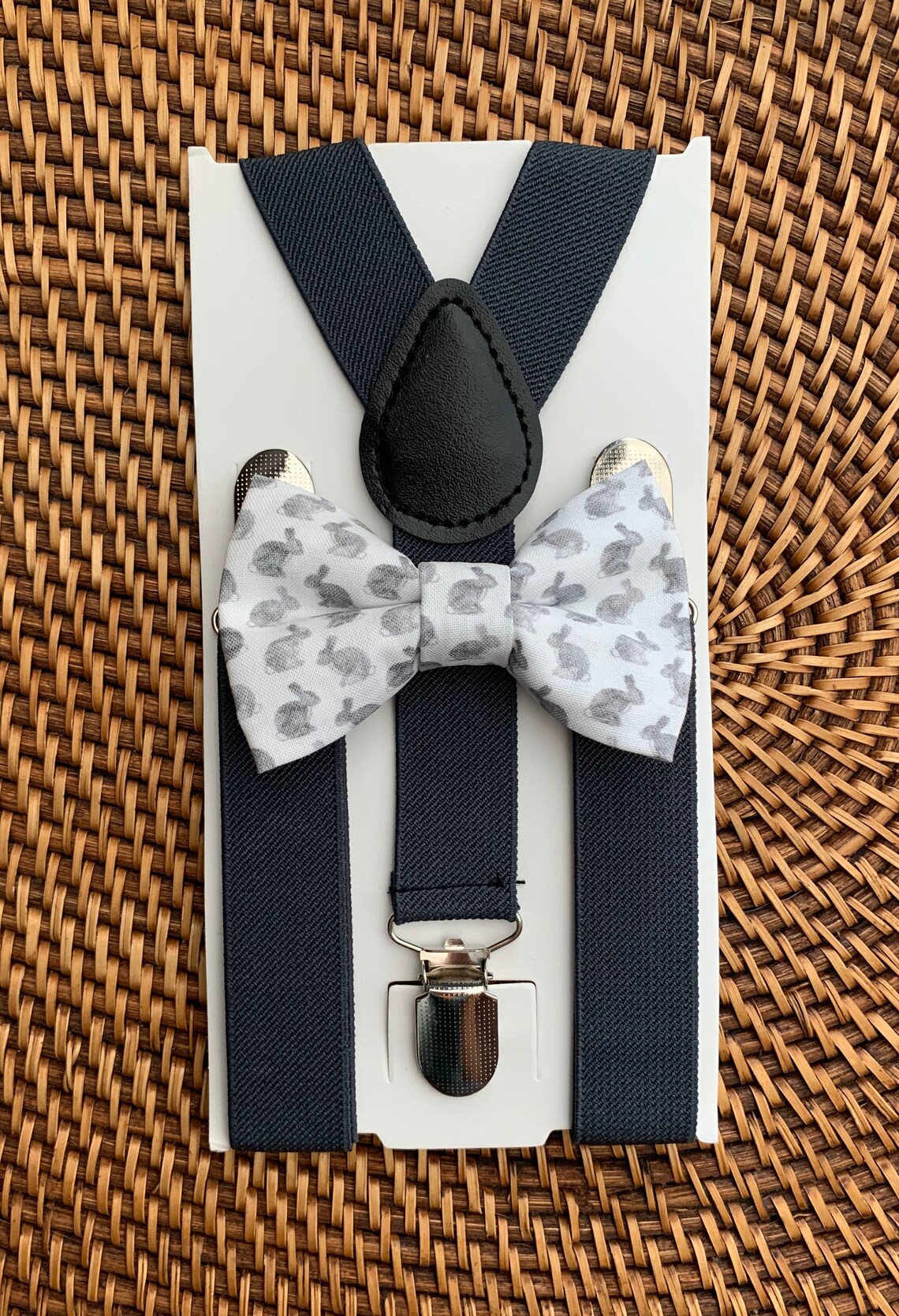 easter bunny vest and bow tie