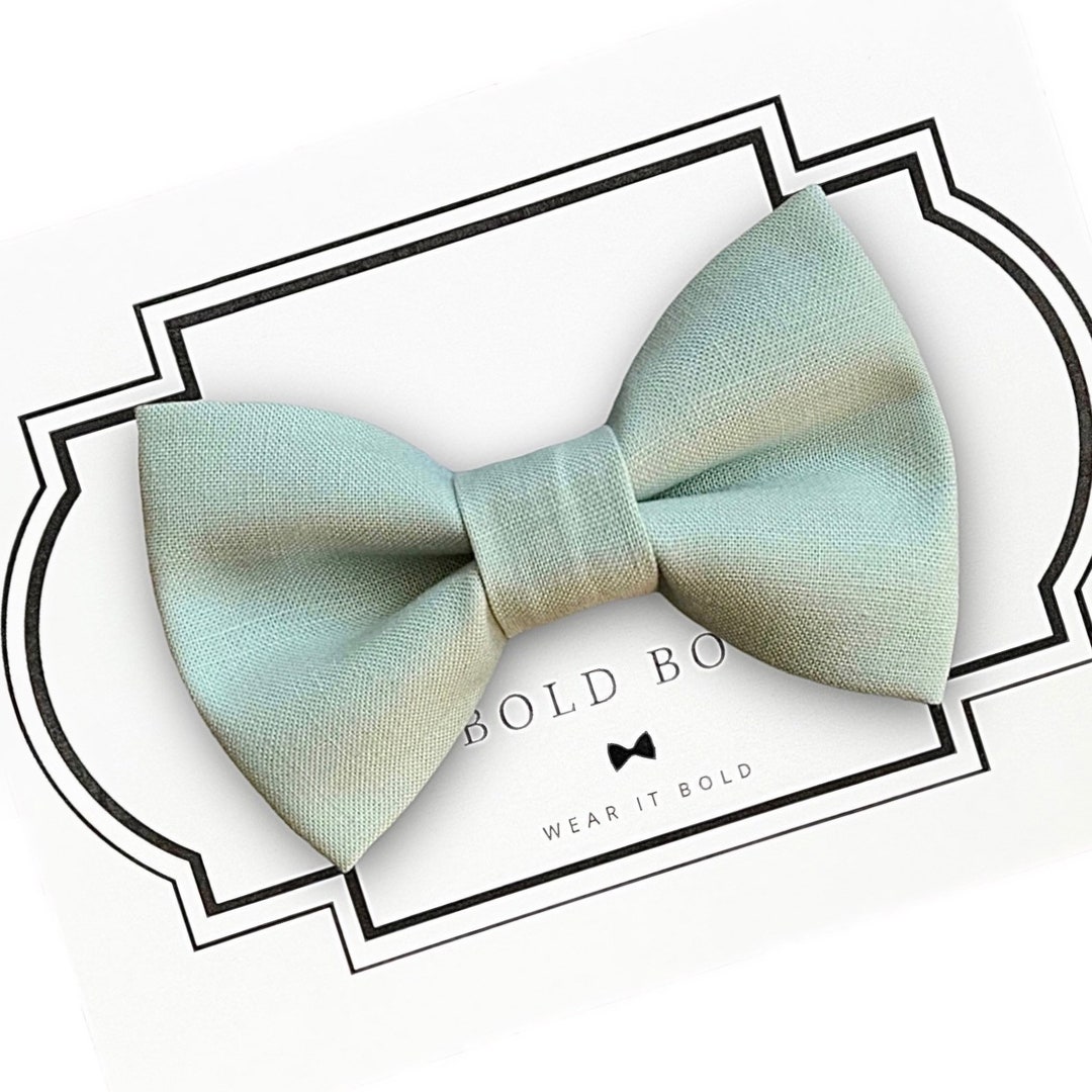 Sage Green Bow Tie Bow Ties for Men Sage Green Wedding Sage Etsy
