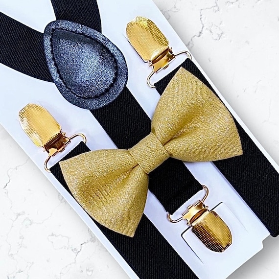 Gold Bow Tie for Wedding, New Years Eve, New Years Party Tie, Golden Bow Tie, Gold Bowtie