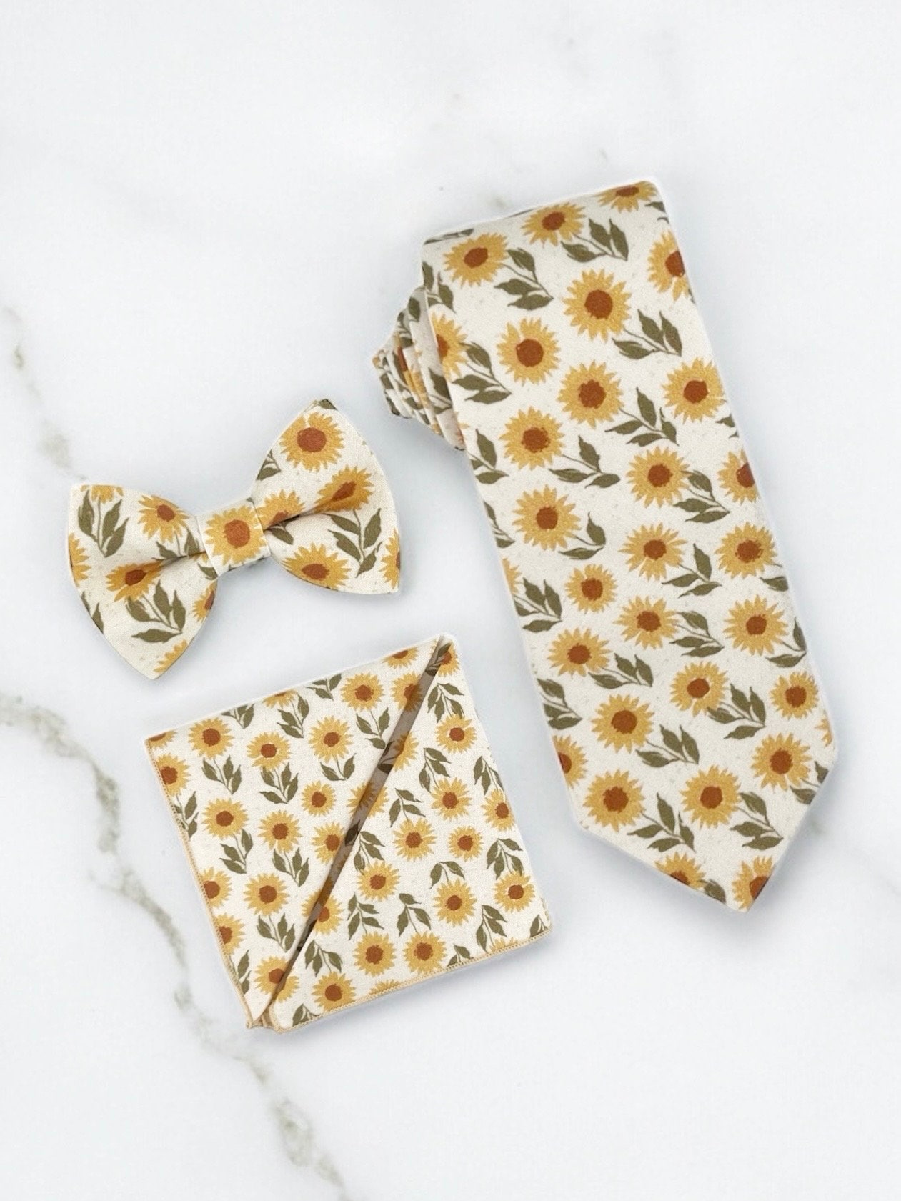 Sunflower Necktie - Etsy