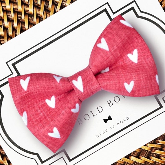 Valentine’s Day Heart Dog Bow Tie, Bow Tie for Dogs, Cats, Pets, Bowtie, Bow Ties, Dog Bow Tie, Dog Accessories, Dog Gift, Dog Lover Gift