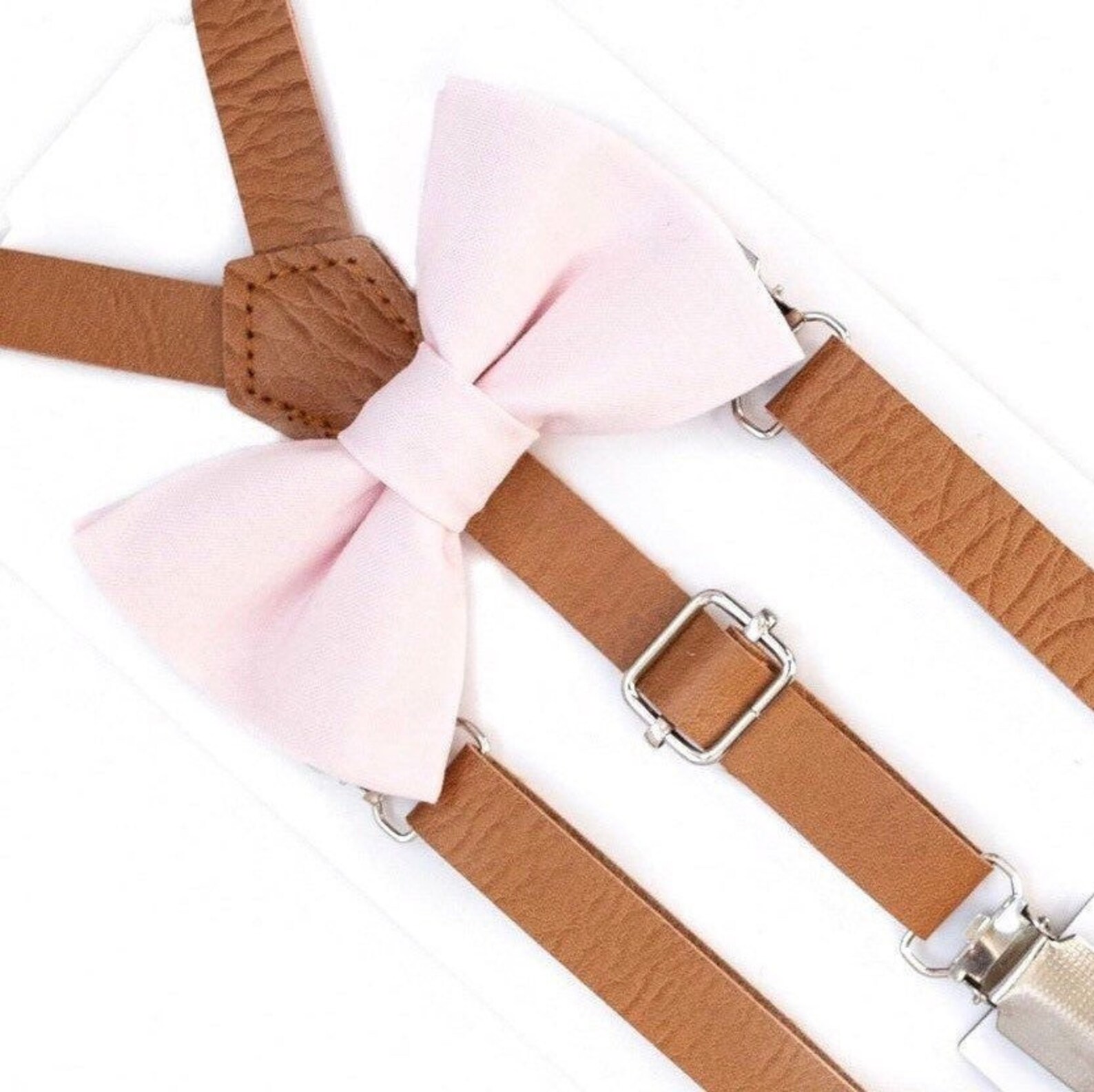 Blush Bow Tie Blush Pink Bow Tie Pink Bow Tie Wedding Etsy