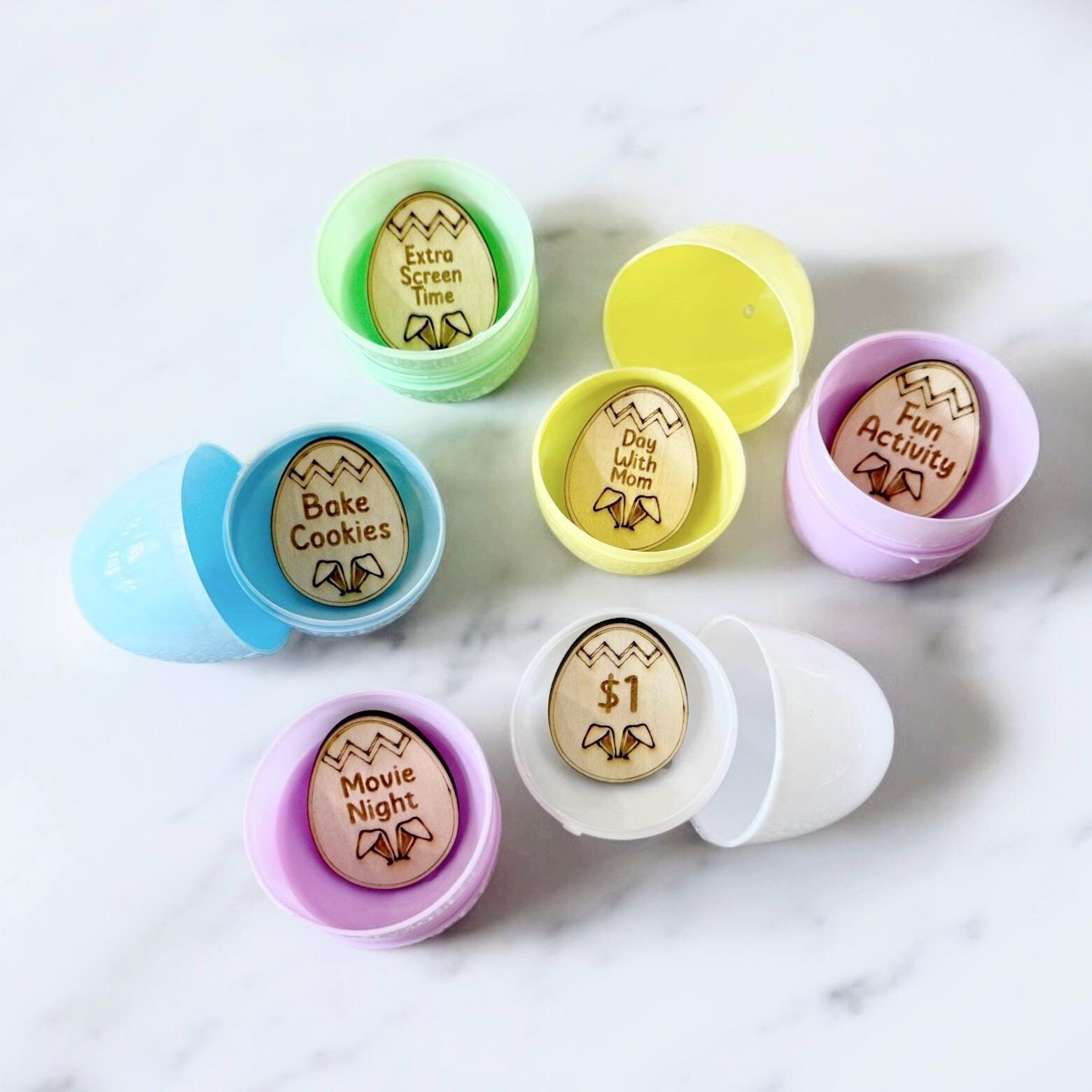Easter Tokens for Easter Egg Filler, Easter Egg Tokens for Easter Egg Hunt for Kids, Easter Token Easter Basket Filler Easter Egg Stuffers