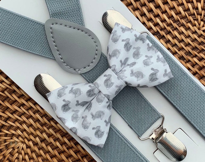 Easter Bow Tie Easter Outfit Bunny Rabbit Bow Tie Easter Etsy