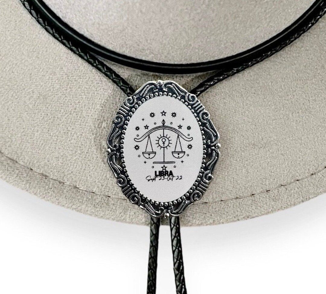 Zodiac Bolo Tie Astrology Signs, Zodiac Necklace Bolo Ties, Zodiac Gift ...