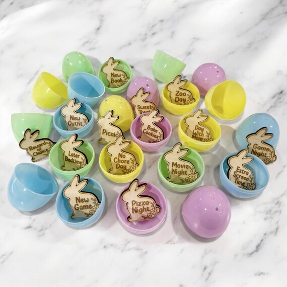 Easter Tokens for Easter Egg Filler, Easter Egg Tokens for Easter Egg Hunt for Kids, Easter Token Easter Basket Filler Easter Egg Stuffers