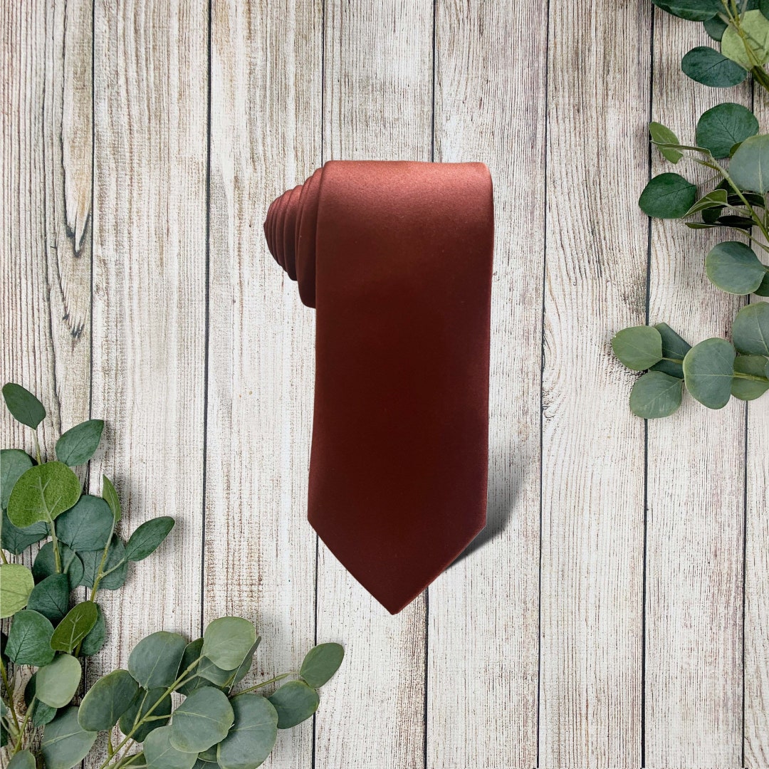 birdy grey terracotta tie