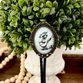 Bolo Tie with Raccoon Western Wedding Mens Jewelry, Cowboy Jewelry for Men Gifts for Men Gift for Him Western Gifts