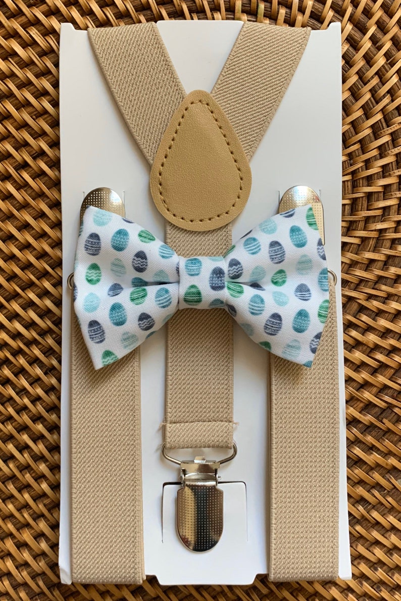 Easter Bow Tie Bow Tie With Eggs Easter Outfit for Boys Bow Etsy