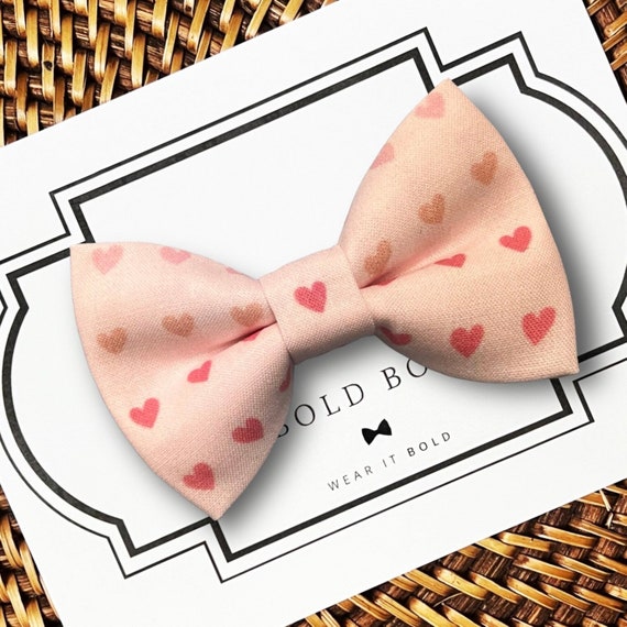 Dog Bow Tie or Cat Bow Tie for Valentines Day Gift, Dog Gift, Valentines Gift, Dog Bows for Dog Collar, Dog Accessories, Dog Mom, Dog Bowtie