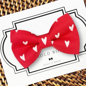 Valentine&#39;s Day Dog Bow Tie for Dog Collar, Dog Bow Ties Valentines Day Dog Gift, Bow Ties for Dogs Cats, Dog Collar Bows, Dog Lover Gift