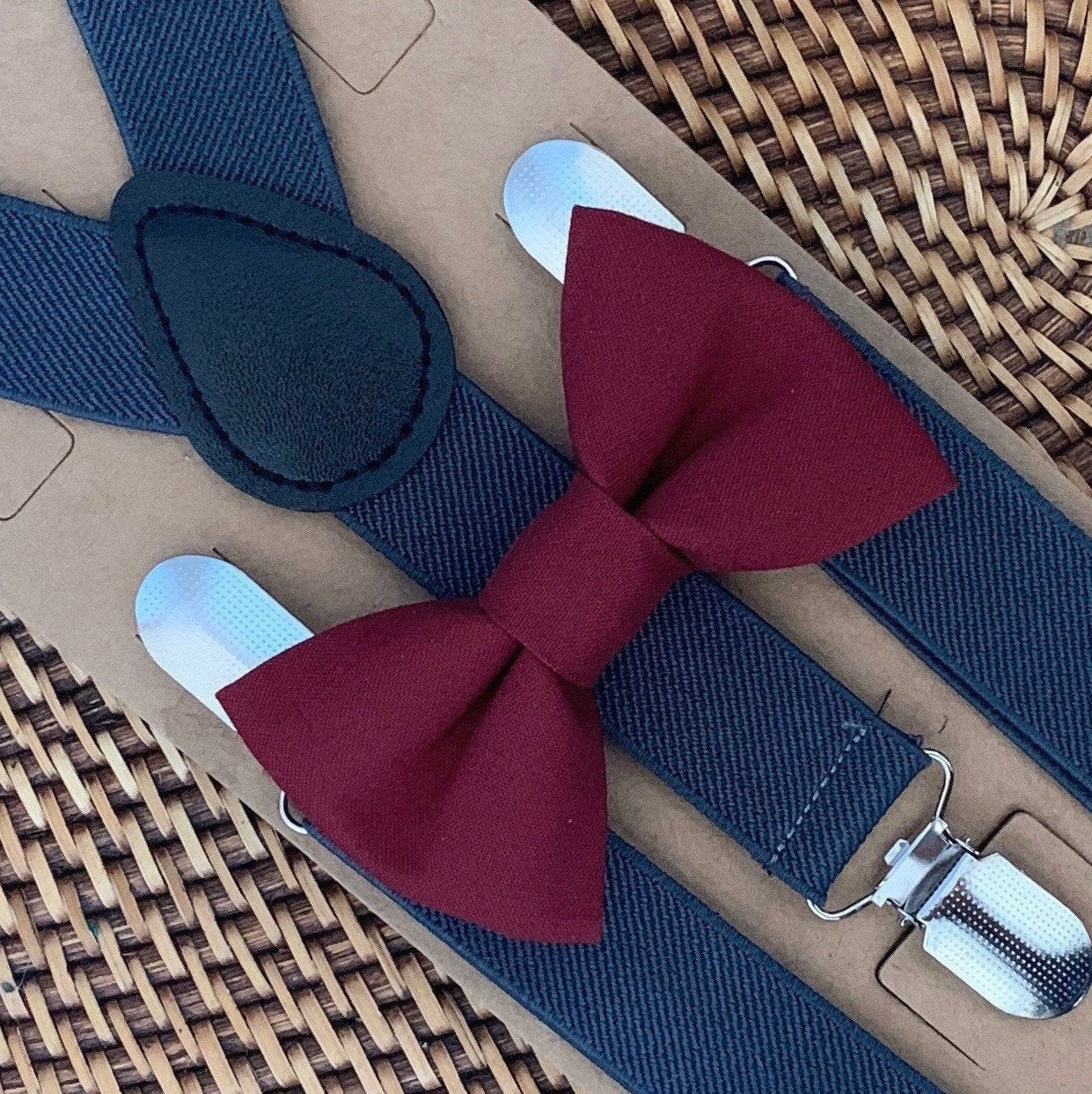 ring bearer outfit burgundy