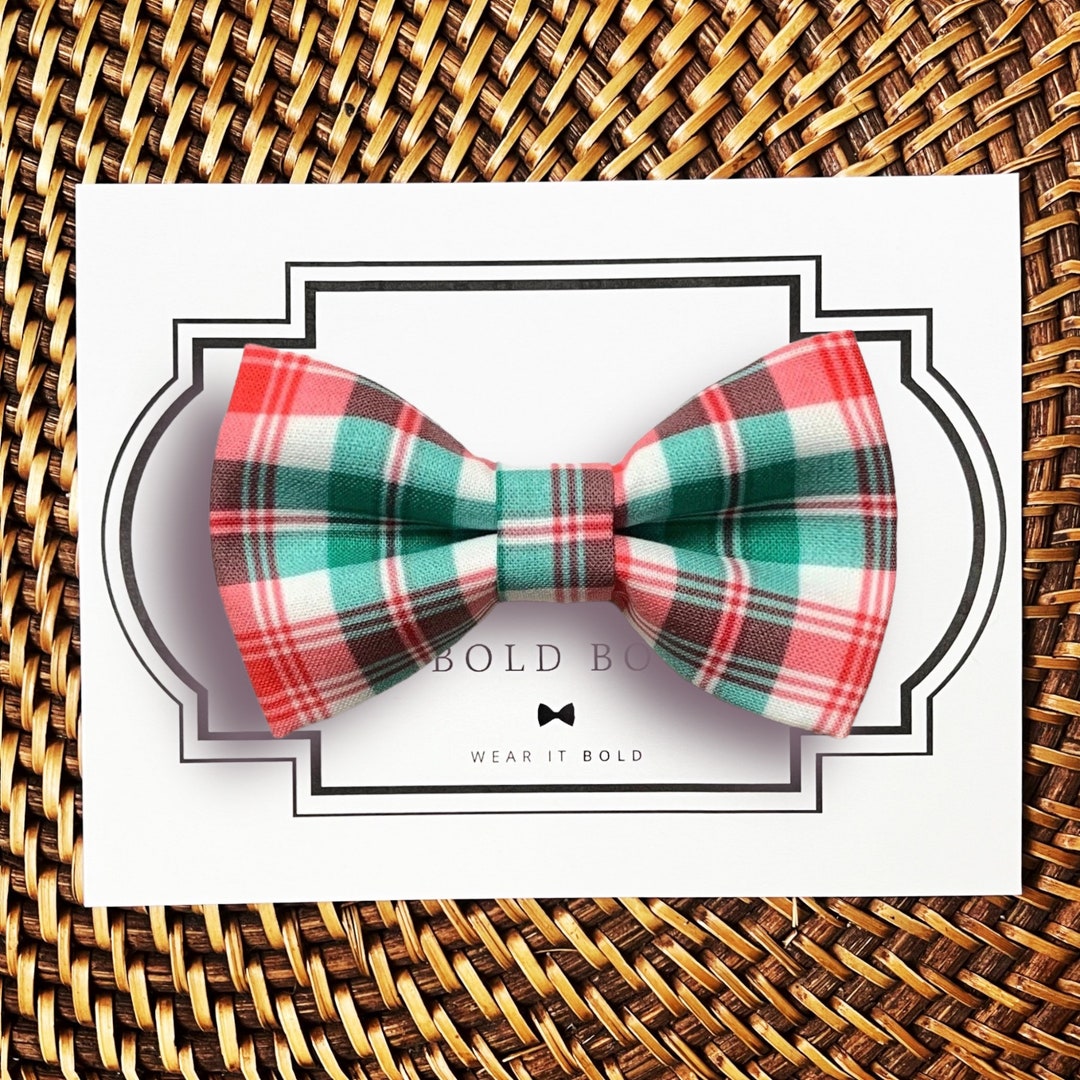 Christmas Dog Bow Tie Bow Tie for Dogs Bowtie Bow Ties Etsy