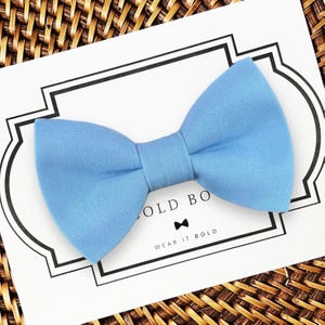 Dusty Blue Dog Bow Tie, Ice Blue Bowtie for Dogs, Cats, Pets, Dog Wedding Bow Tie, Cat Bow Tie, Dog Accessories, Dog Gift, Dog Lover Gift